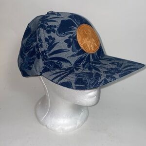 Stone Brewing Company blue floral snapback